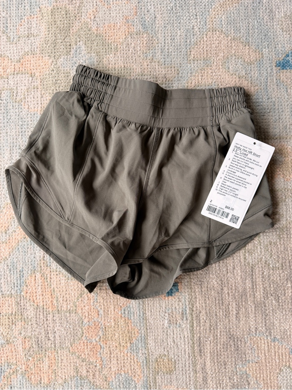 lululemon athletica Olive Green High-Rise Athletic Shorts